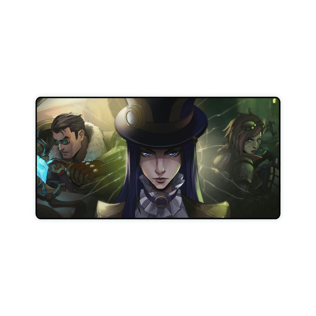 Arcane Caitlyn Jayce Vi Mouse Pad (Desk Mat)