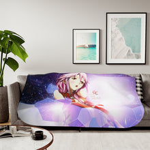 Load image into Gallery viewer, Anime Guilty Crown Sherpa Blanket
