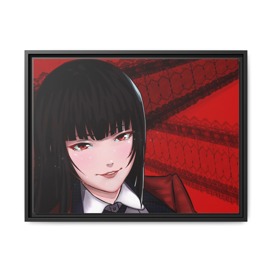 Kakegurui Yumeko Jabami Canvas Framed Art Print