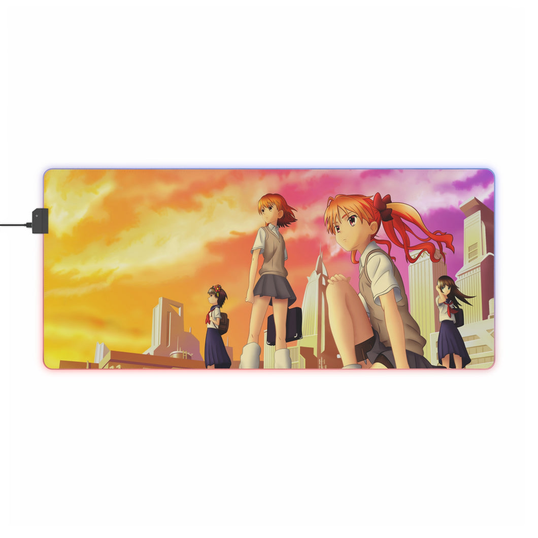 A Certain Scientific Railgun RGB LED Mouse Pad (Desk Mat)