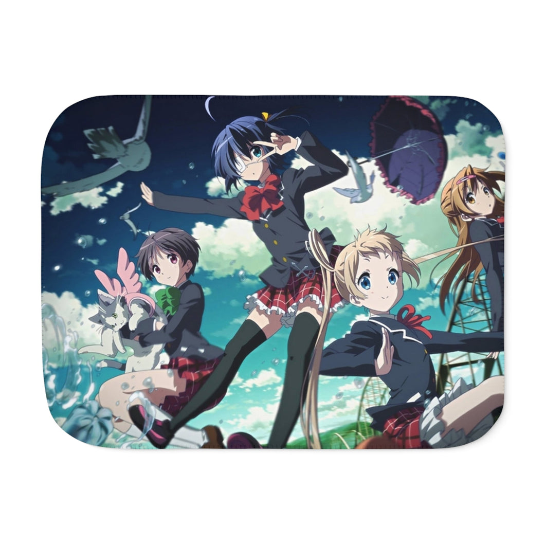 Love, Chunibyo & Other Delusions Rikka Takanashi, Sanae Dekomori, Shinka Nibutani, Kumin Tsuyuri Sherpa Blanket