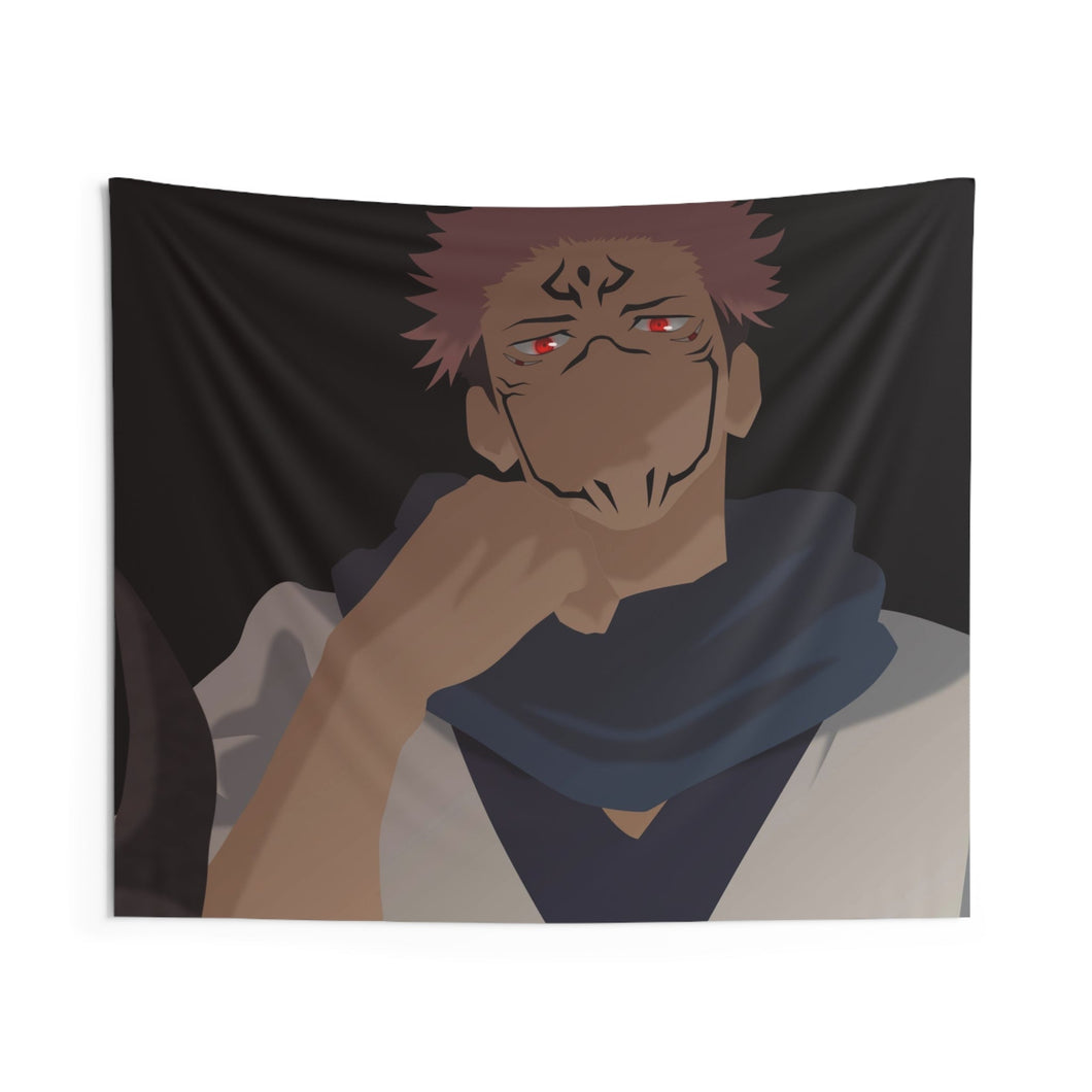 Sukuna, Minimalist Indoor Wall Tapestry