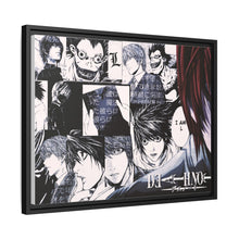 Load image into Gallery viewer, Death Note Light Yagami Canvas Framed Art Print
