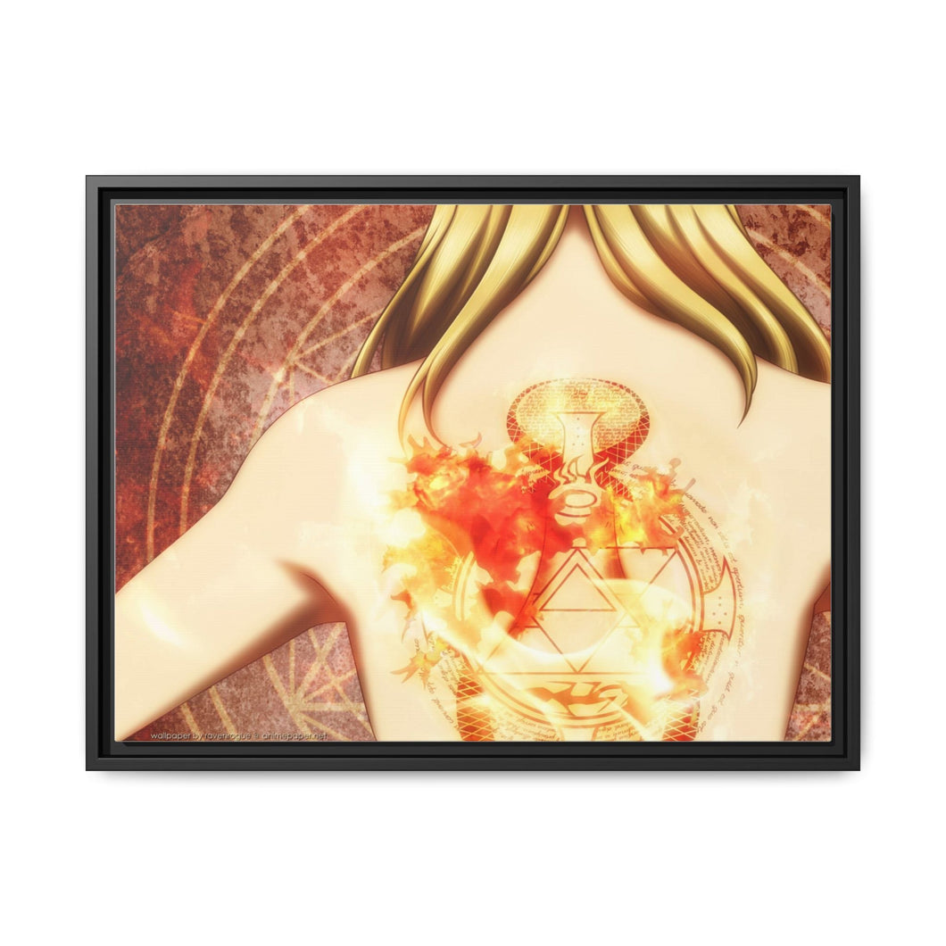 Anime FullMetal Alchemist Canvas Framed Art Print