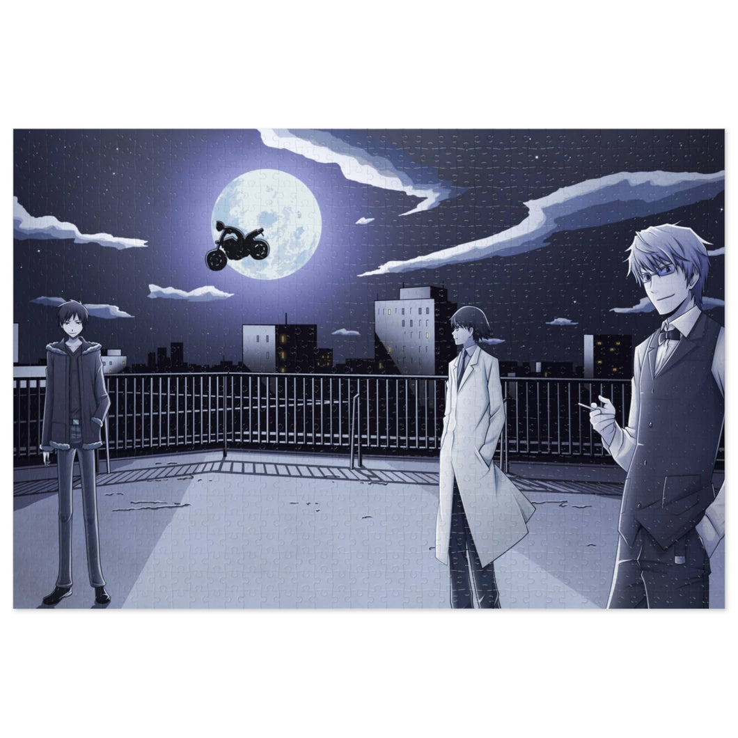 Durarara!! Izaya Orihara, Shizuo Heiwajima, Celty Sturluson Jigsaw Puzzle