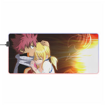 Load image into Gallery viewer, Fairy Tail Natsu Dragneel, Lucy Heartfilia RGB LED Mouse Pad (Desk Mat)

