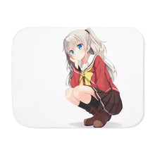 Load image into Gallery viewer, Nao Tomori sitting Sherpa Blanket
