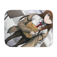 Makise Kurisu Sherpa Blanket