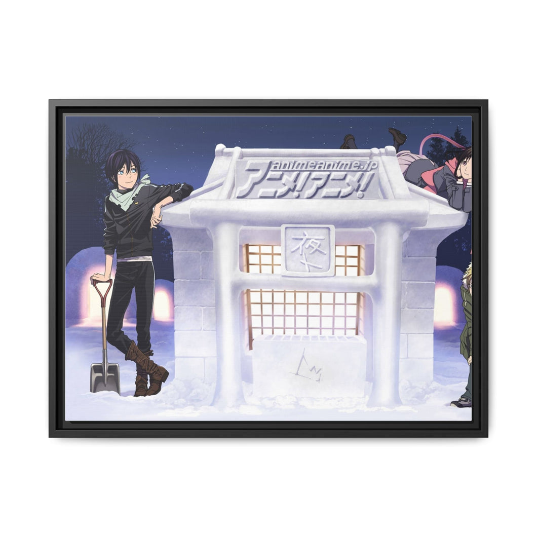 Anime Noragami Canvas Framed Art Print