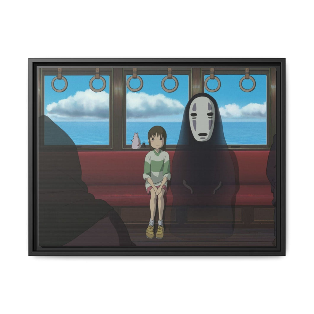 Spirited Away Canvas Framed Art Print