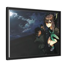 Load image into Gallery viewer, Shinoa, Yu &amp; Yoichi At The Roof Canvas Framed Art Print
