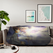 Load image into Gallery viewer, Arima and Kaori Sherpa Blanket
