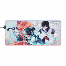 Load image into Gallery viewer, My Hero Academia Izuku Midoriya, Tenya Iida RGB LED Mouse Pad (Desk Mat)
