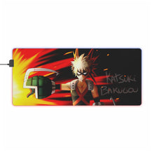 Load image into Gallery viewer, My Hero Academia Katsuki Bakugou RGB LED Mouse Pad (Desk Mat)

