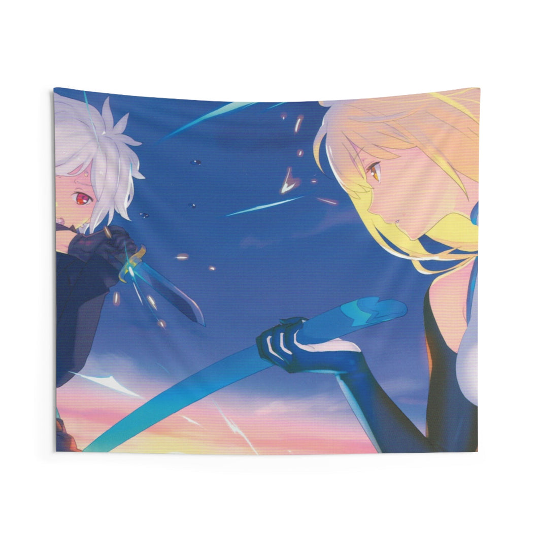 Is It Wrong To Try To Pick Up Girls In A Dungeon? Indoor Wall Tapestry