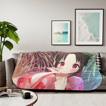 Load image into Gallery viewer, Kaguya Shinomiya Sherpa Blanket
