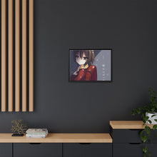 Load image into Gallery viewer, Anime ERASED Canvas Framed Art Print
