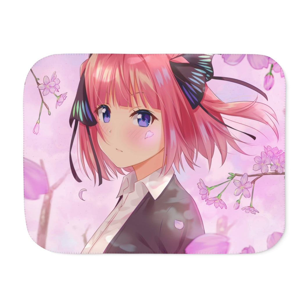 The Quintessential Quintuplets Nino Nakano Sherpa Blanket