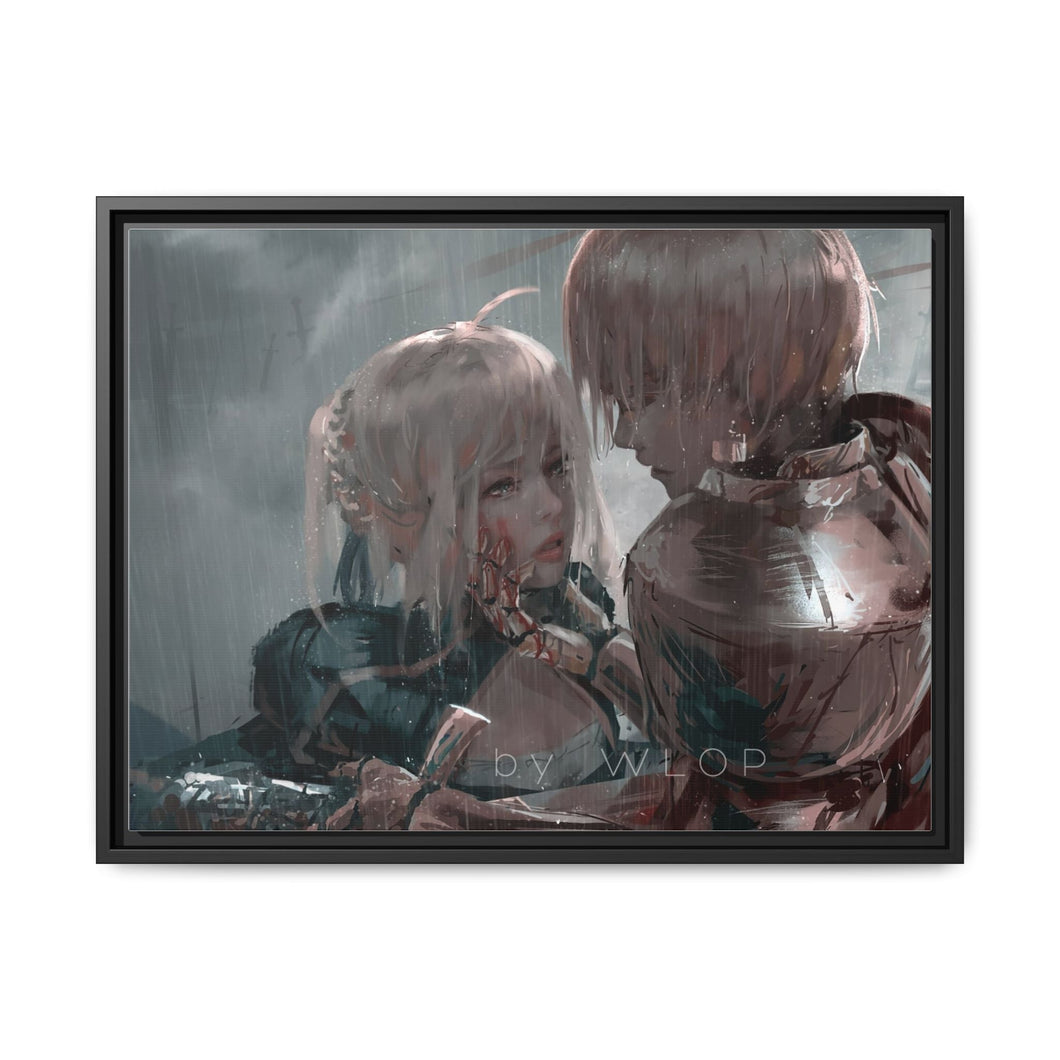 Anime Fate/Stay Night Canvas Framed Art Print