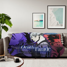 Load image into Gallery viewer, Anime Death Parade Sherpa Blanket
