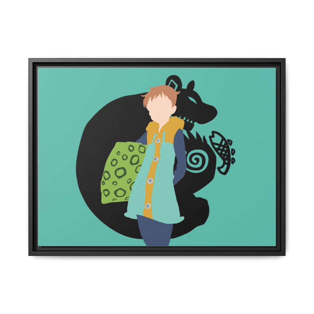 The Seven Deadly Sins Canvas Framed Art Print