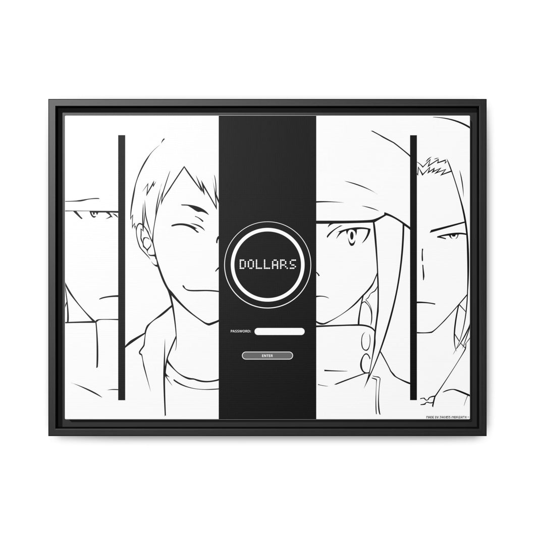 Anime Durarara!! Canvas Framed Art Print