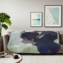 Load image into Gallery viewer, Mob Psycho 100 Shigeo Kageyama Sherpa Blanket
