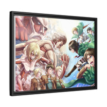 Load image into Gallery viewer, Anime Attack On Titan Canvas Framed Art Print
