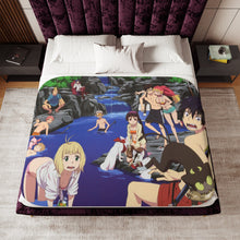 Load image into Gallery viewer, Blue Exorcist Sherpa Blanket
