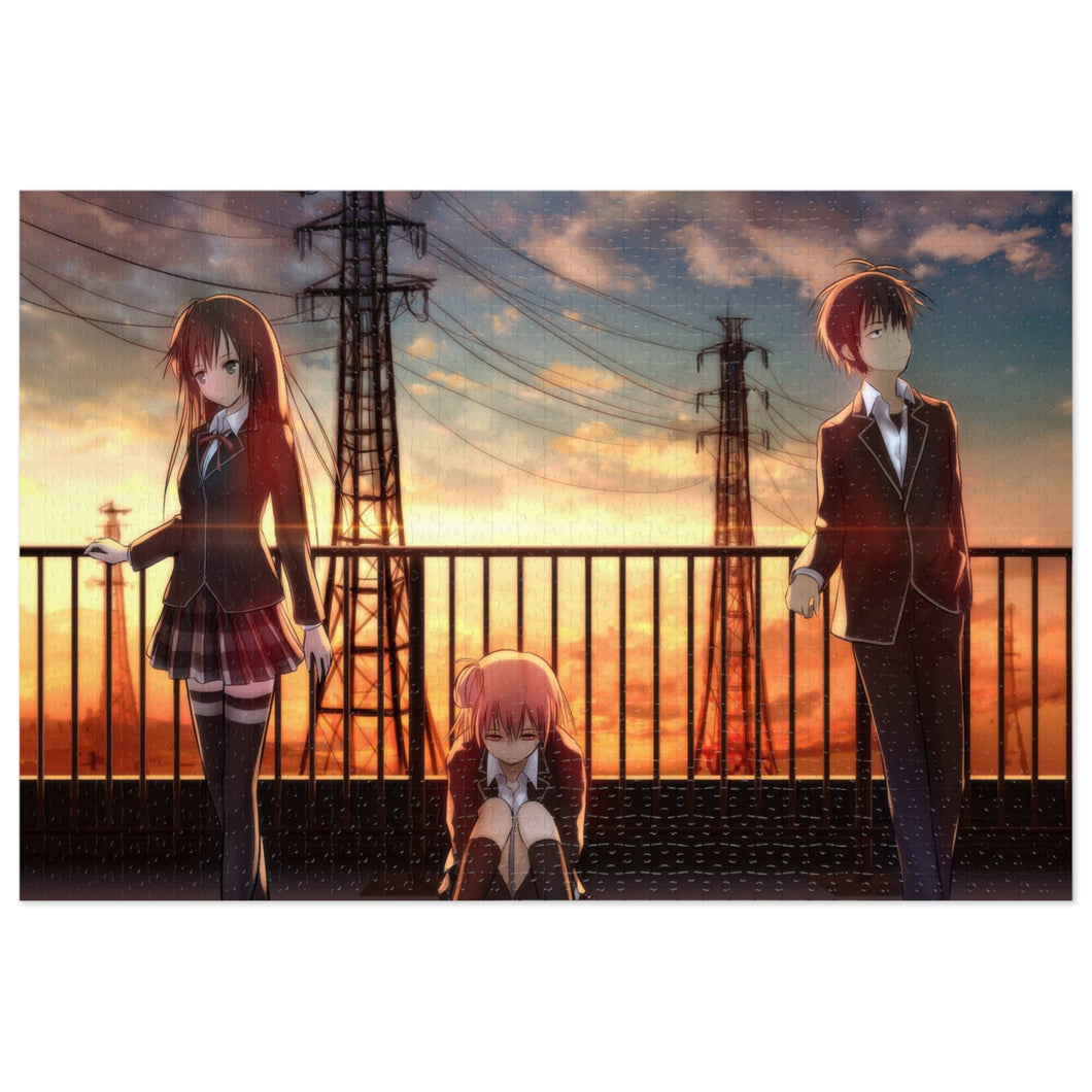 My Teen Romantic Comedy SNAFU Hachiman Hikigaya, Yukino Yukinoshita, Yui Yuigahama Jigsaw Puzzle