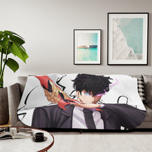 Load image into Gallery viewer, Solo Leveling Sherpa Blanket
