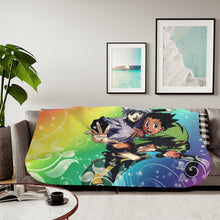 Load image into Gallery viewer, Hunter x Hunter Killua Zoldyck, Gon Freecss Sherpa Blanket
