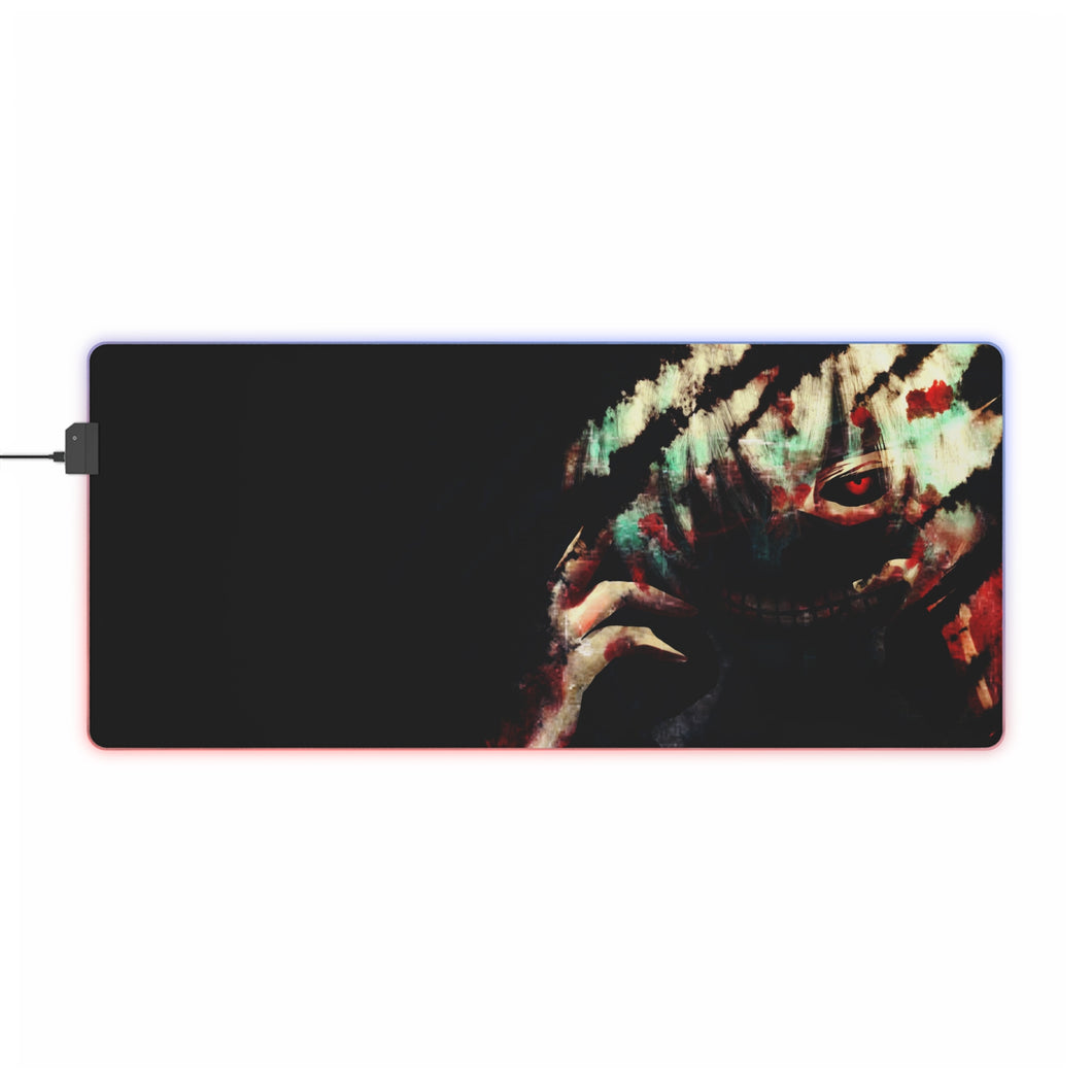 Tokyo Ghoul Ken Kaneki RGB LED Mouse Pad (Desk Mat)