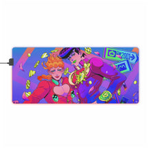 Load image into Gallery viewer, Josuke and Giorgio RGB LED Mouse Pad (Desk Mat)
