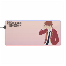 Load image into Gallery viewer, Kiyotaka Ayanokōji RGB LED Mouse Pad (Desk Mat)
