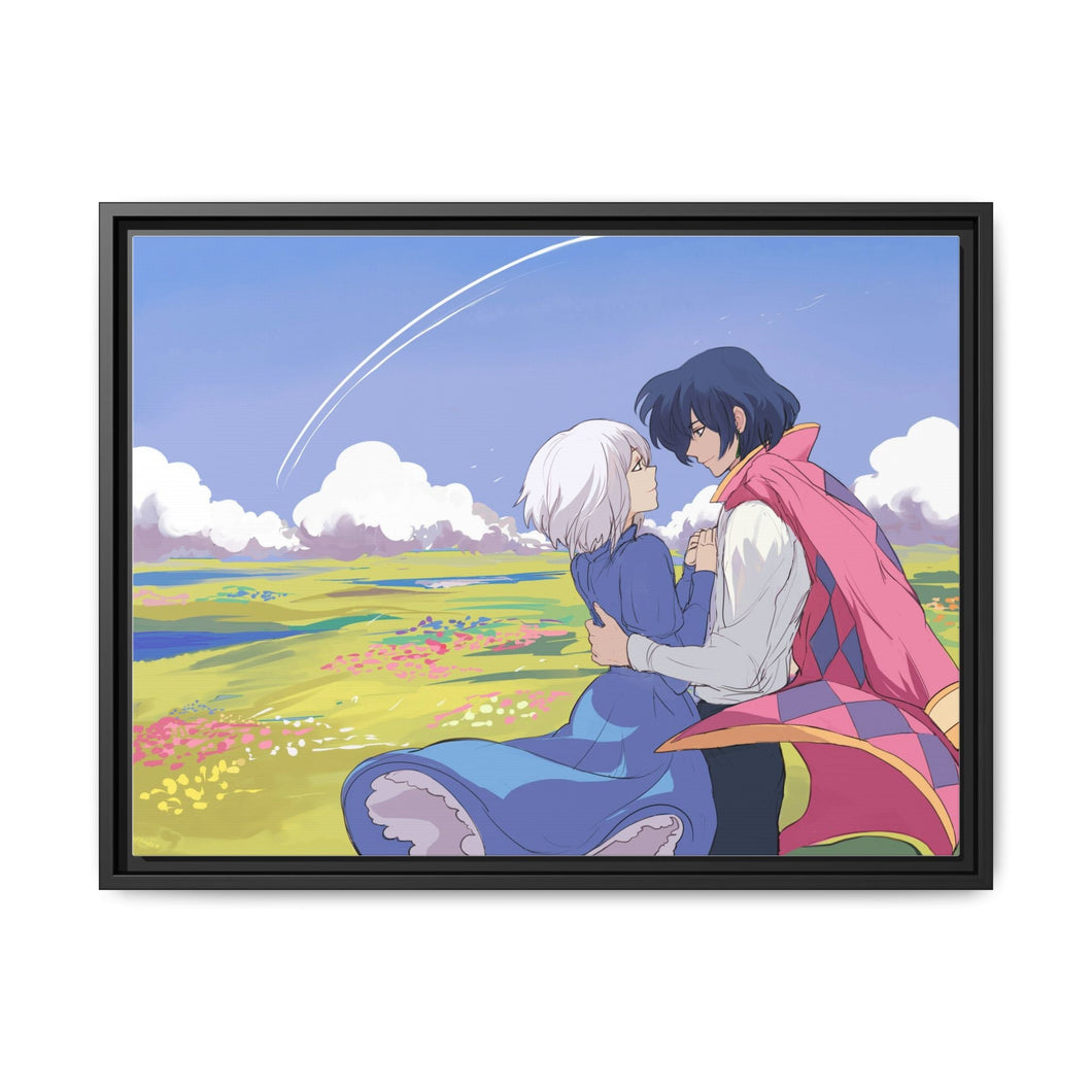 Howl's Moving Castle Canvas Framed Art Print