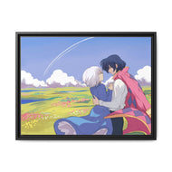 Howl's Moving Castle Canvas Framed Art Print