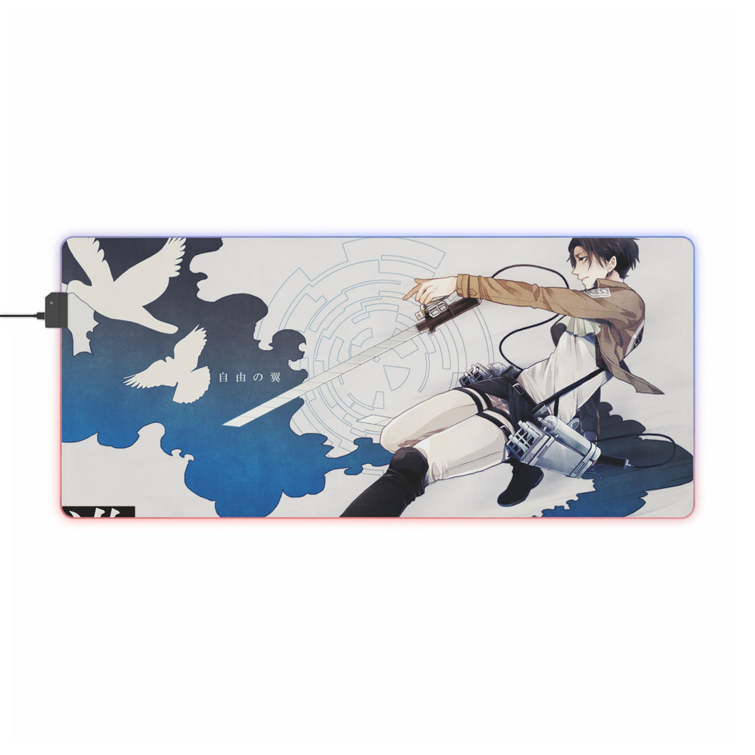 Anime Attack On Titan RGB LED Mouse Pad (Desk Mat)