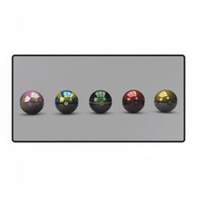 Load image into Gallery viewer, Five pokeballs Mouse Pad (Desk Mat)
