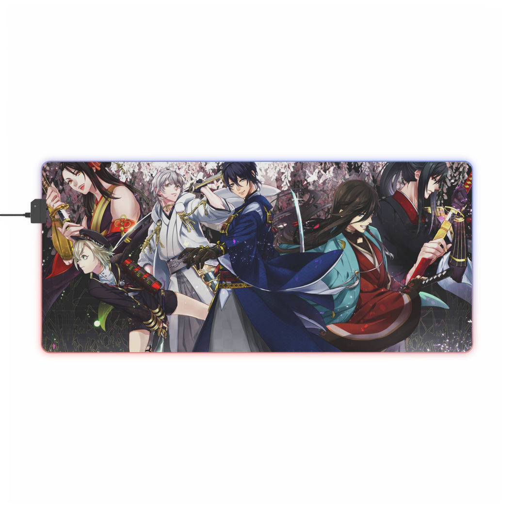 Anime Touken Ranbu RGB LED Mouse Pad (Desk Mat)