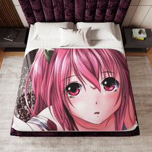 Load image into Gallery viewer, Anime Elfen Lied Sherpa Blanket
