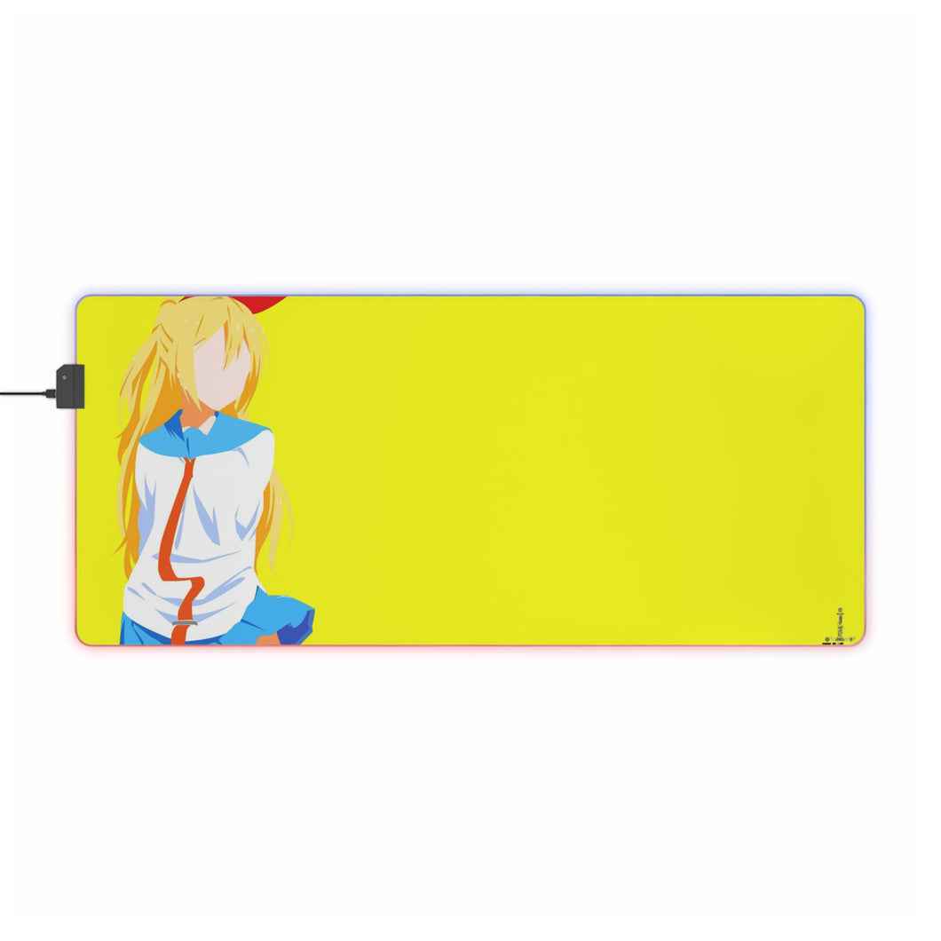 Nisekoi Chitoge Kirisaki RGB LED Mouse Pad (Desk Mat)