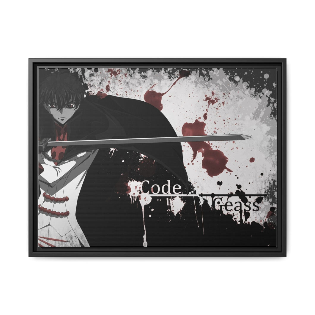Code Geass Suzaku Kururugi Canvas Framed Art Print