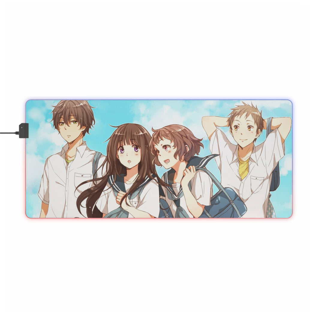 Hyuoka main members RGB LED Mouse Pad (Desk Mat)