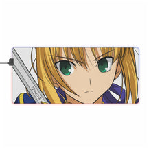Load image into Gallery viewer, Saber (Fate Series) RGB LED Mouse Pad (Desk Mat)
