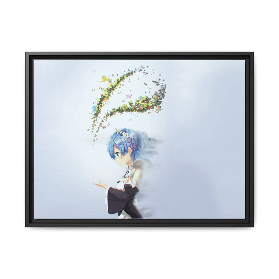 FΔDE Canvas Framed Art Print