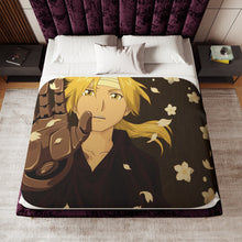 Load image into Gallery viewer, Edward Elric Sherpa Blanket
