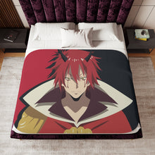 Load image into Gallery viewer, Benimaru - Tensei shitara Slime Datta Ken Minimalist Sherpa Blanket

