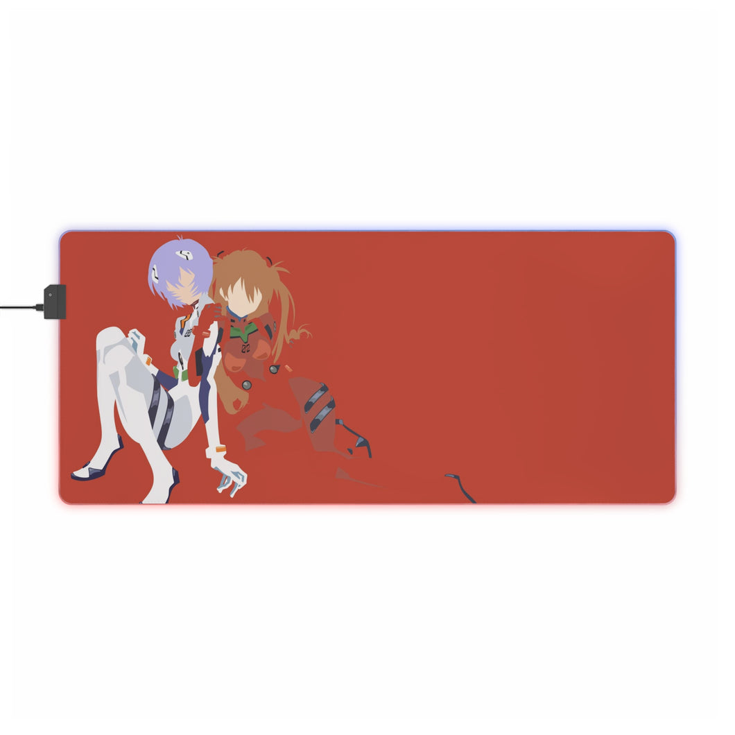 Neon Genesis Evangelion Rei Ayanami RGB LED Mouse Pad (Desk Mat)