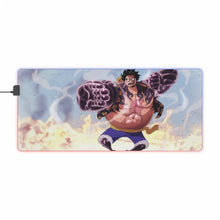 Load image into Gallery viewer, Monkey D. Luffy (Gear fourth) RGB LED Mouse Pad (Desk Mat)
